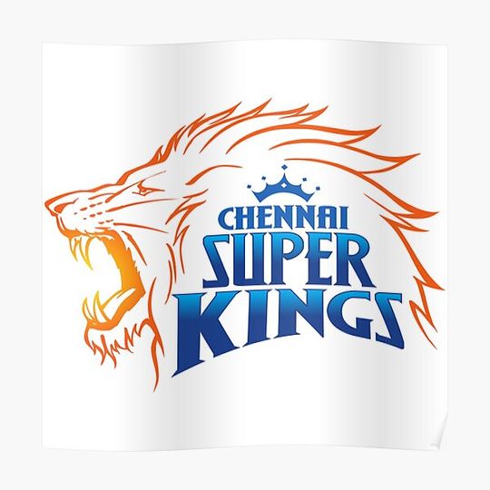 Discover IPL 2023 - Chennai Super Kings Premium Matte Vertical Poster