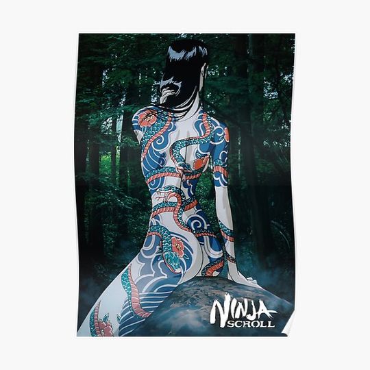 Discover Benisato ninja scroll Premium Matte Vertical Poster
