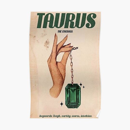 Discover Taurus Zodiac Premium Poster