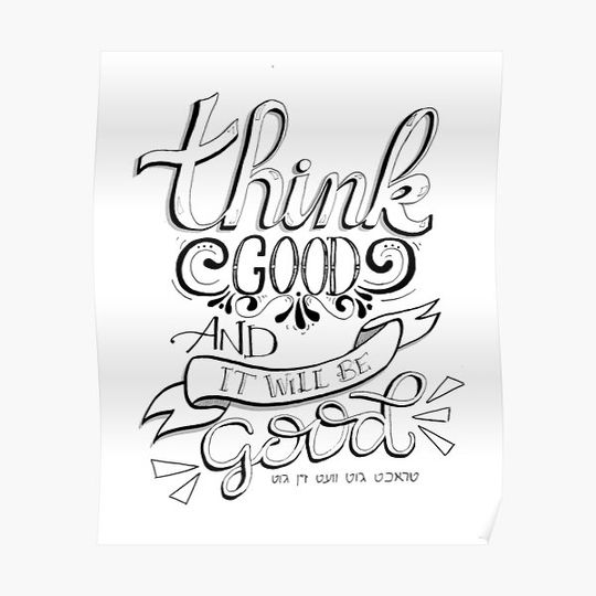 Discover think good and it will be good Premium Matte Vertical Poster