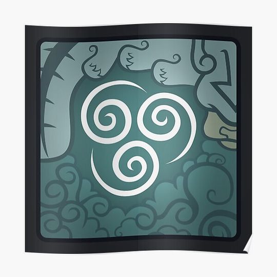 Discover Air Temple Emblem/Insignia Premium Matte Vertical Poster