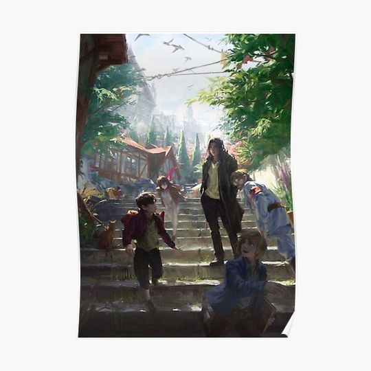 Discover Titan Memories Anime Premium Matte Vertical Poster