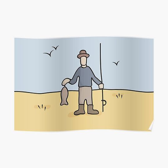 Discover Beavis and Butthead Fisherman Picture Premium Matte Vertical Poster
