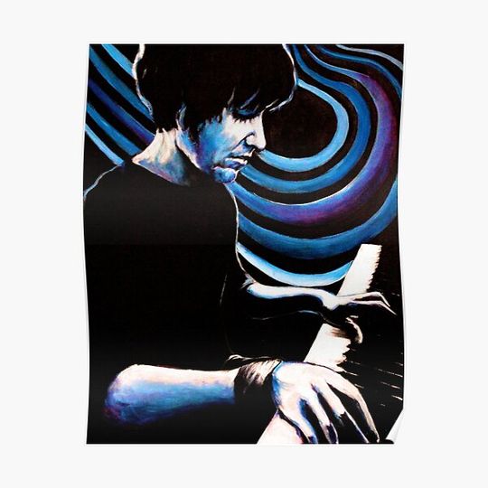 Discover Elliott Smith - Figure 8 Blues Premium Matte Vertical Poster