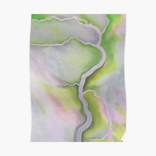 Discover From the River Georgia O'keeffe Premium Matte Vertical Poster