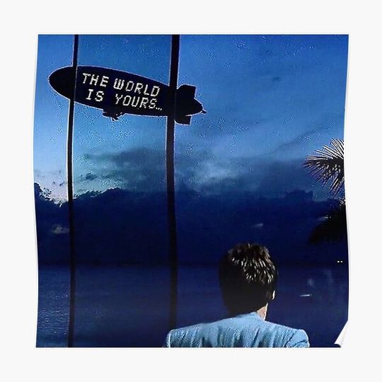 Discover Scarface The World is Yours Premium Matte Vertical Poster