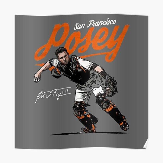 Discover Buster Posey Premium Matte Vertical Poster