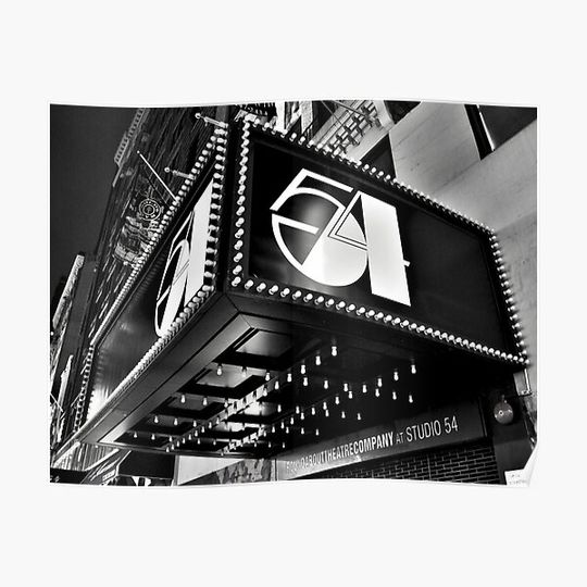 Discover Studio 54 New York City Premium Matte Vertical Poster