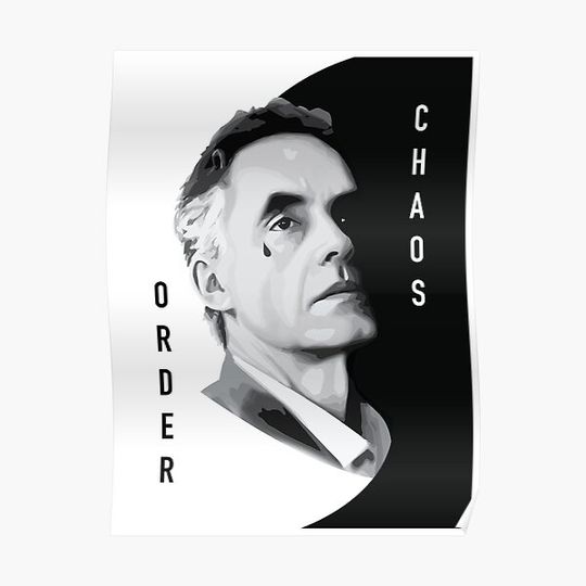 Discover Jordan Peterson - Order & Chaos Premium Matte Vertical Poster