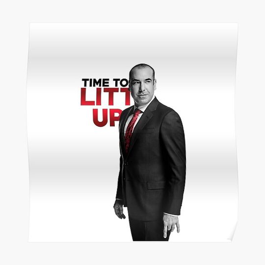 Discover Louis Litt suits Premium Matte Vertical Poster
