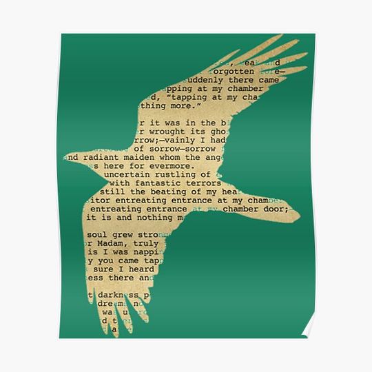 Discover Edgar Allen Poe The Raven Premium Matte Vertical Poster