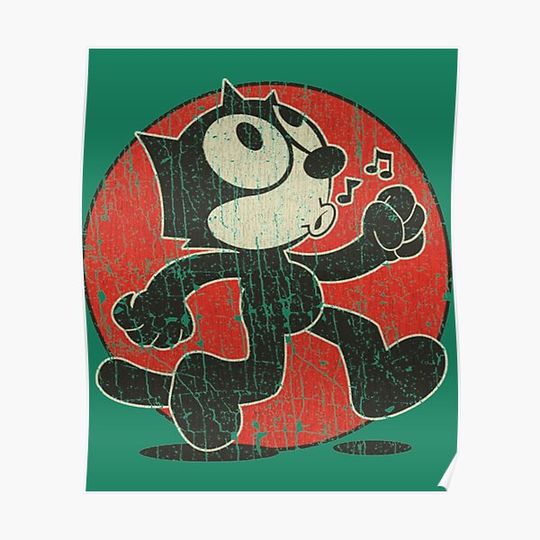 Discover Felix The Cat Keep Walking Premium Matte Vertical Poster