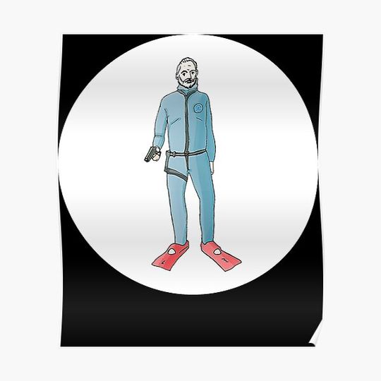 Discover Steve Zissou Premium Matte Vertical Poster