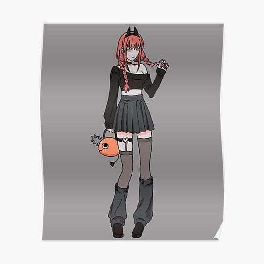 Discover Chainsaw Makima Premium Matte Vertical Poster
