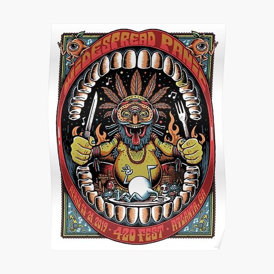 Discover 420 Fest Atlanta GA 2019 Panic Premium Matte Vertical Poster