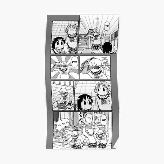 Discover Nichijou Yuuko Premium Vertical Poster - Fun and Quirky