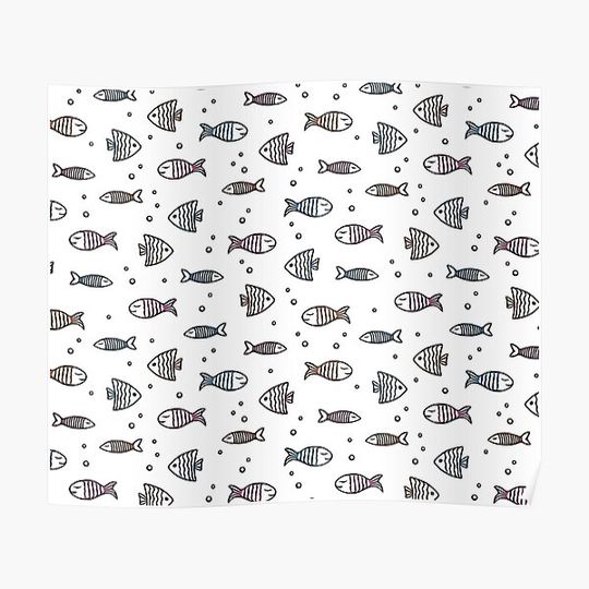 Discover Fishies Premium Matte Vertical Poster