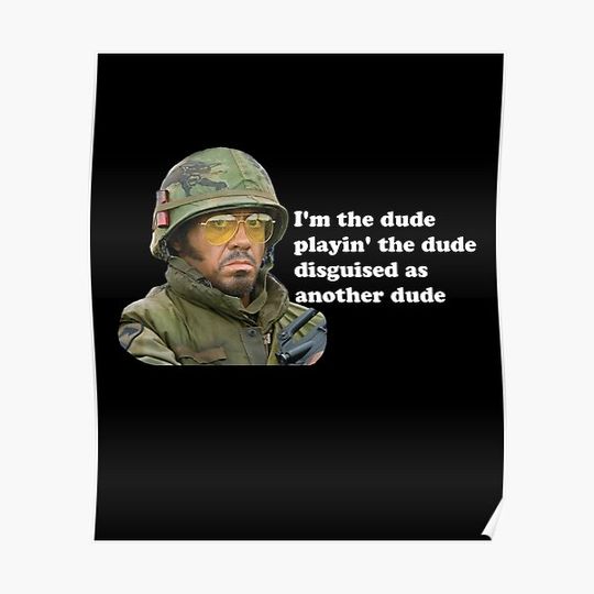 Discover The dude, playing the dude, disguised as another dude Premium Matte Vertical Poster