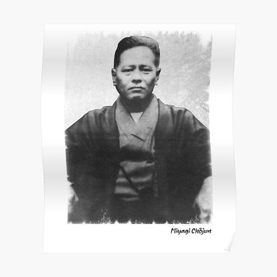 Discover Karate Masters - Miyagi Chojun Premium Matte Vertical Poster