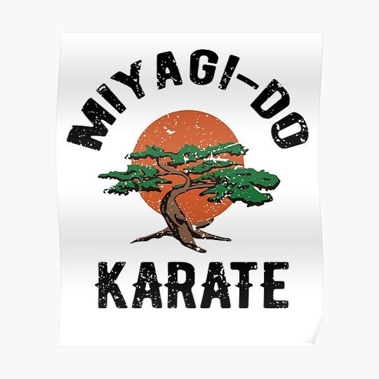 Discover Miyagi Do Karate Premium Matte Vertical Poster