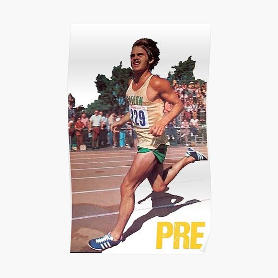 Discover Steve "Pre" Prefontaine Premium Matte Vertical Poster
