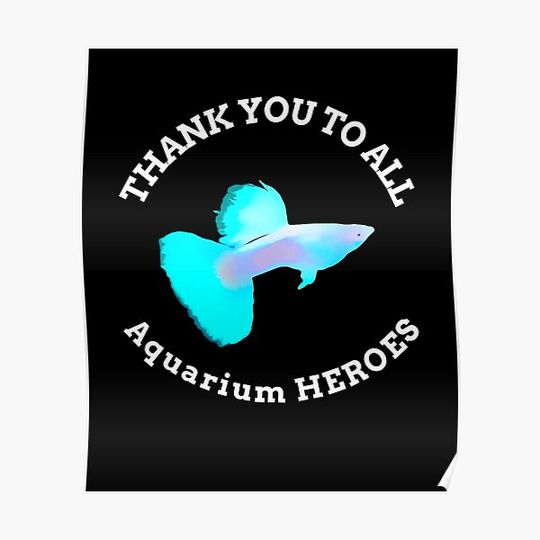 Discover Aquarium Hero Premium Matte Vertical Poster