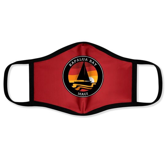 Discover Kapalua Kapalua Bay Sailing Face Masks