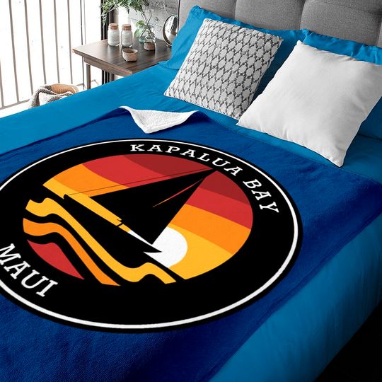 Discover Kapalua Kapalua Bay Sailing Baby Blankets
