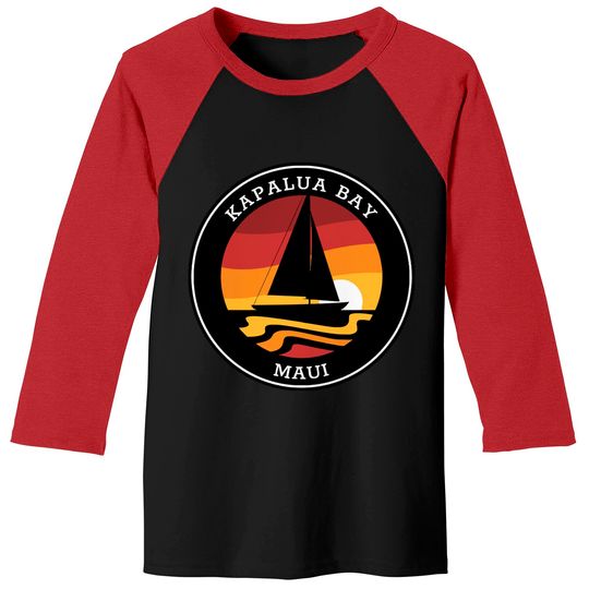 Discover Kapalua Kapalua Bay Sailing Baseball Tees