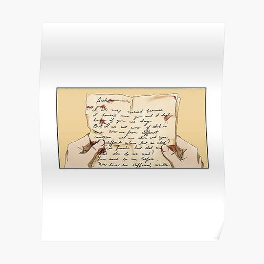 Discover ash lynx letter Premium Matte Vertical Poster