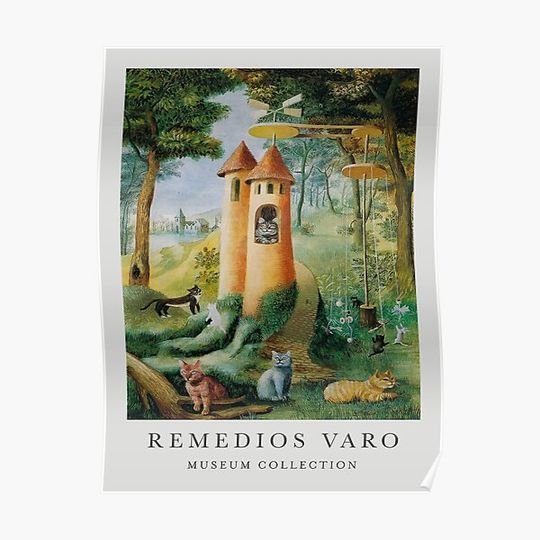 Discover Cats Paradise | Remedios Varo Premium Matte Vertical Poster
