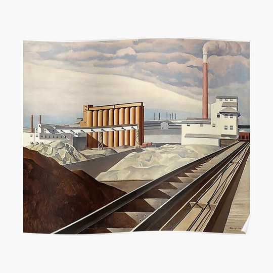 Discover Classic Landscape (1931) - Charles Sheeler Premium Matte Vertical Poster