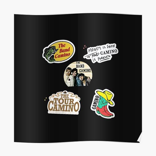 Discover THE BAND CAMINO Premium Matte Vertical Poster