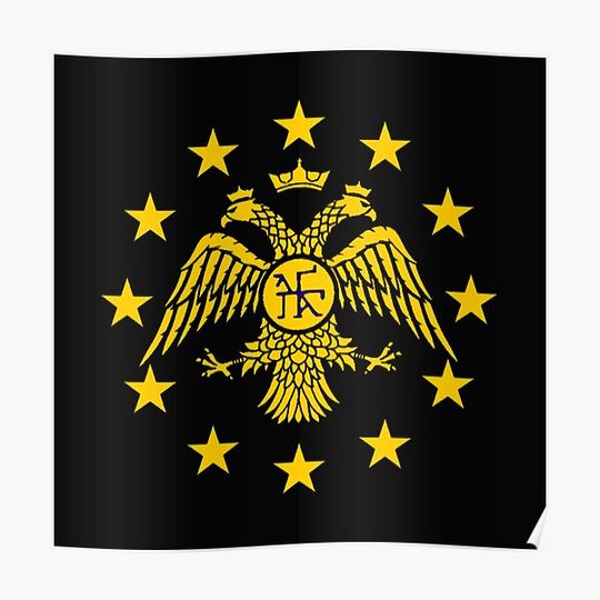 Discover byzantium flag Premium Matte Vertical Poster