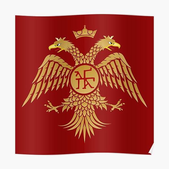 Discover Double-headed eagle of Byzantium Premium Matte Vertical Poster