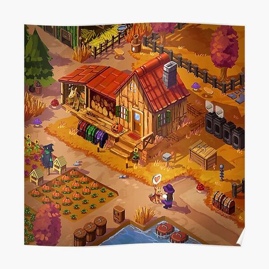 Discover Stardew Valley - Indie Game Premium Matte Vertical Poster