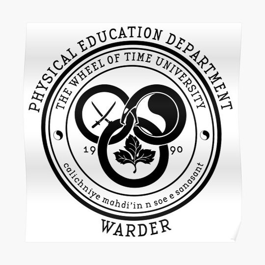 Discover \Wheel of Time University - Warder Premium Matte Vertical Poster