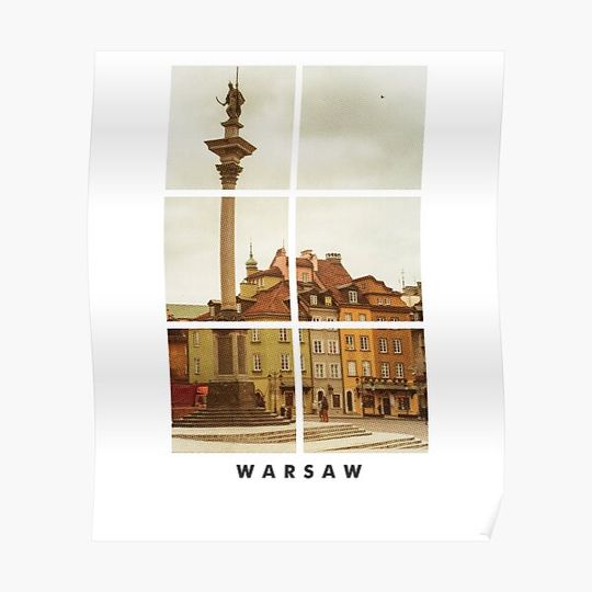 Discover Warsaw Poland Premium Matte Vertical Poster