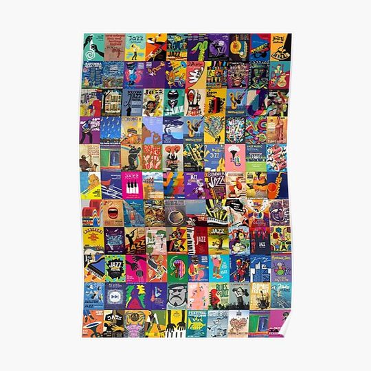 Discover Jazz Festivals Premium Matte Vertical Poster