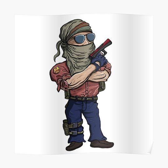 Discover CS GO MAN Premium Matte Vertical Poster
