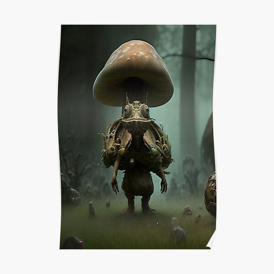 Discover The Mushroom Thing Premium Matte Vertical Poster