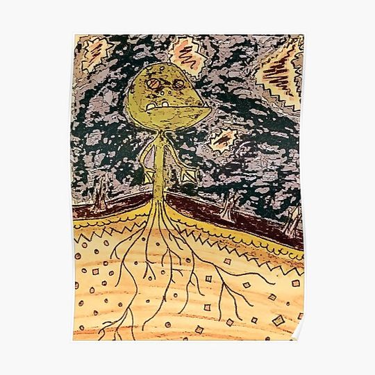 Discover Frog Tree Alien Thing Premium Matte Vertical Poster