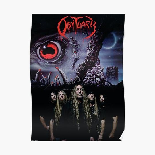Discover Obituary Music Rock Roll Premium Matte Vertical Poster