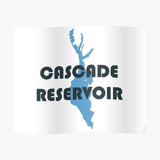 Discover Cascade Reservoir, Idaho Premium Matte Vertical Poster