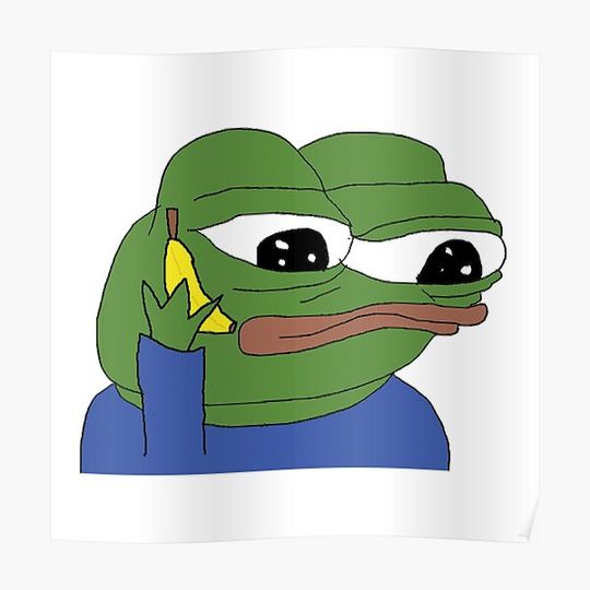 Discover Banana telephone Pepe the frog helper Apu Premium Matte Vertical Poster