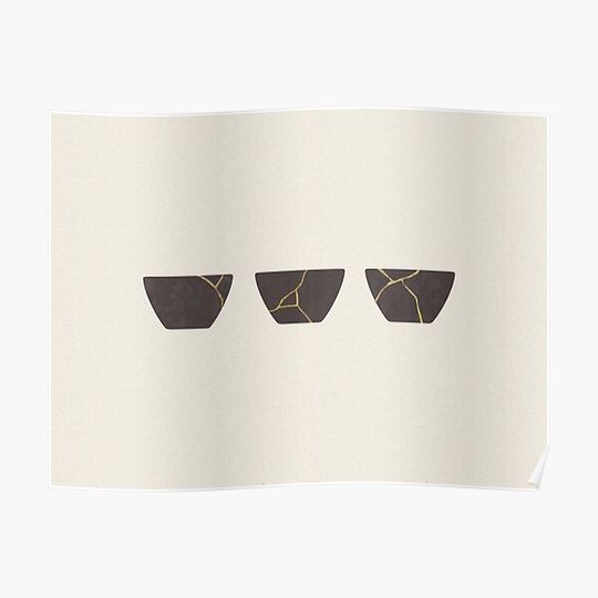 Discover Kintsugi Premium Matte Vertical Poster