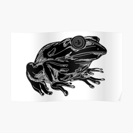 Discover frog Premium Matte Vertical Poster