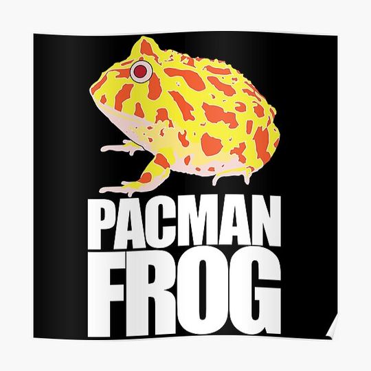 Discover Pacman Frog Premium Matte Vertical Poster