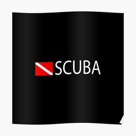 Discover Scuba Diver Premium Matte Vertical Poster