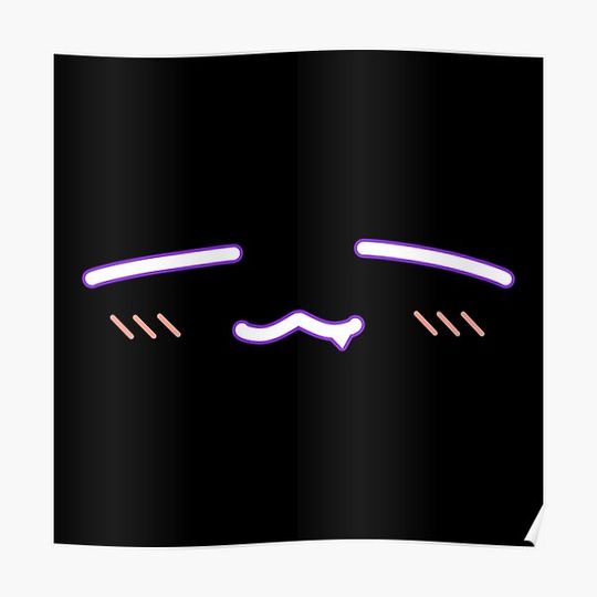Discover "Takodachi Face" Premium Matte Vertical Poster